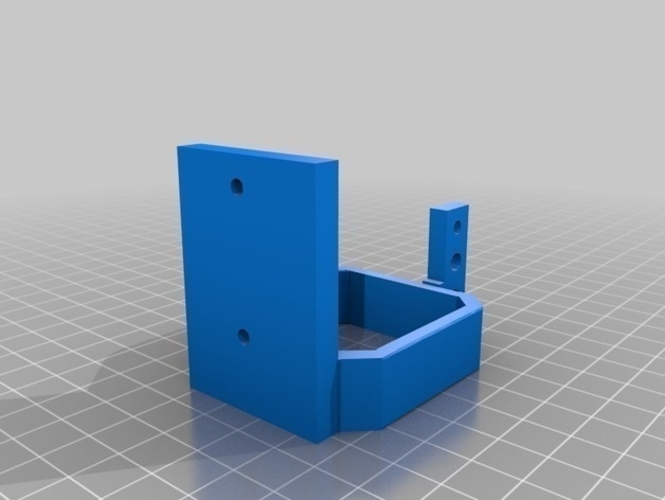 MK8 extruder carriage with 3D Touch bracket v2 (CTC i3 Pro B) 3D Print 194863