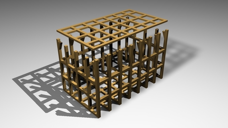 Power supply cage