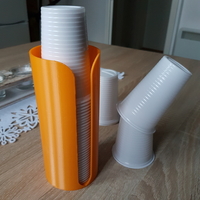 Small 200ml Plastic Cup Holder 3D Printing 194909