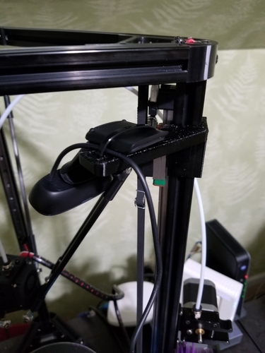 2020 Aluminum Webcam Mount for Anycubic Kossel Linear Plus 3D Print 194980