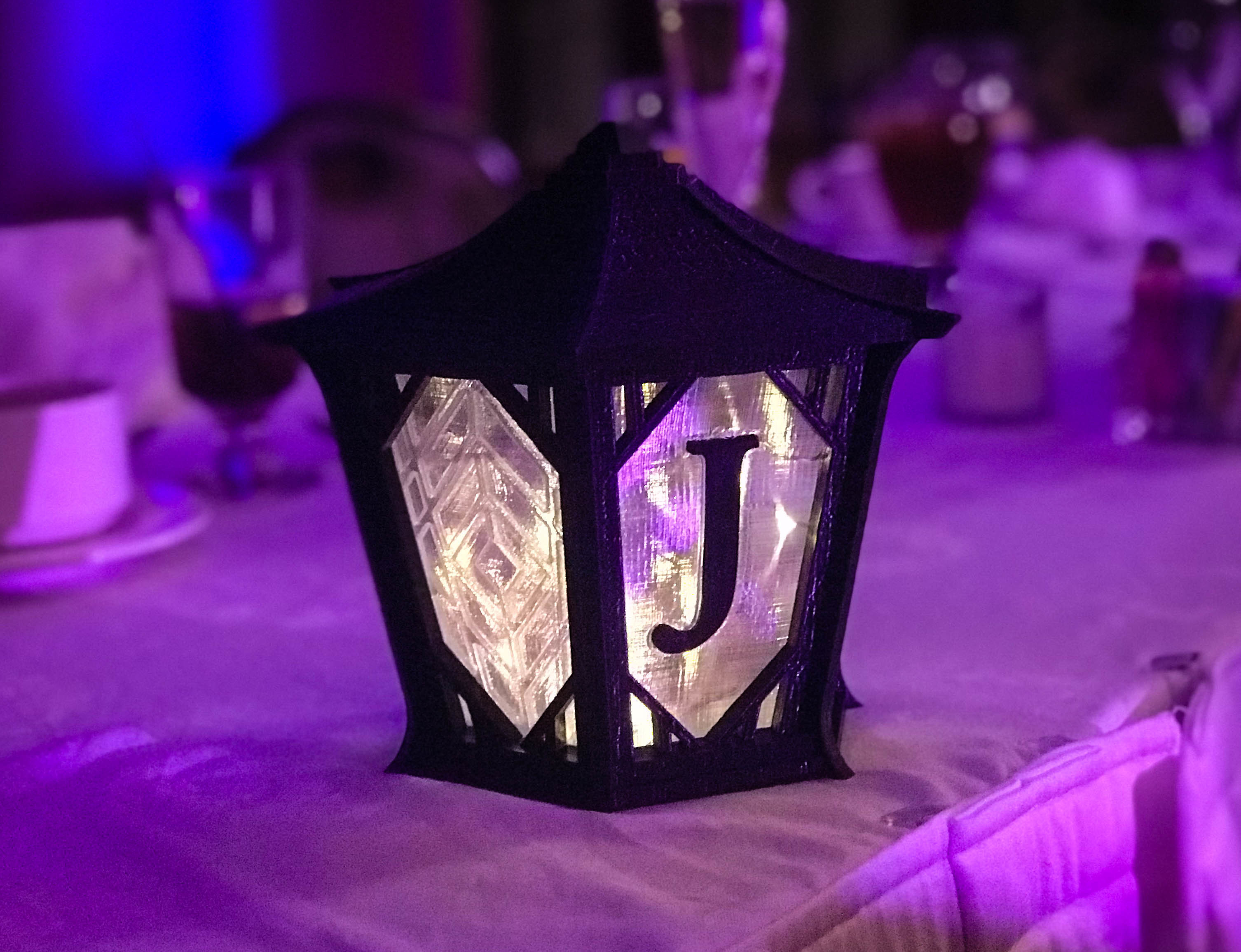 3D Printed Japanese Centerpiece Lanterns for Wedding by 