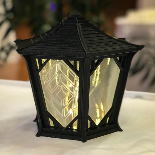 3d Printed Japanese Centerpiece Lanterns For Wedding By Printfutura Pinshape