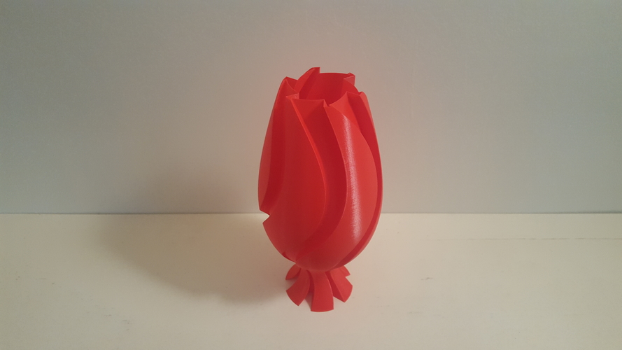 UpSideDown Classic Wave Vase 3D Print 194993