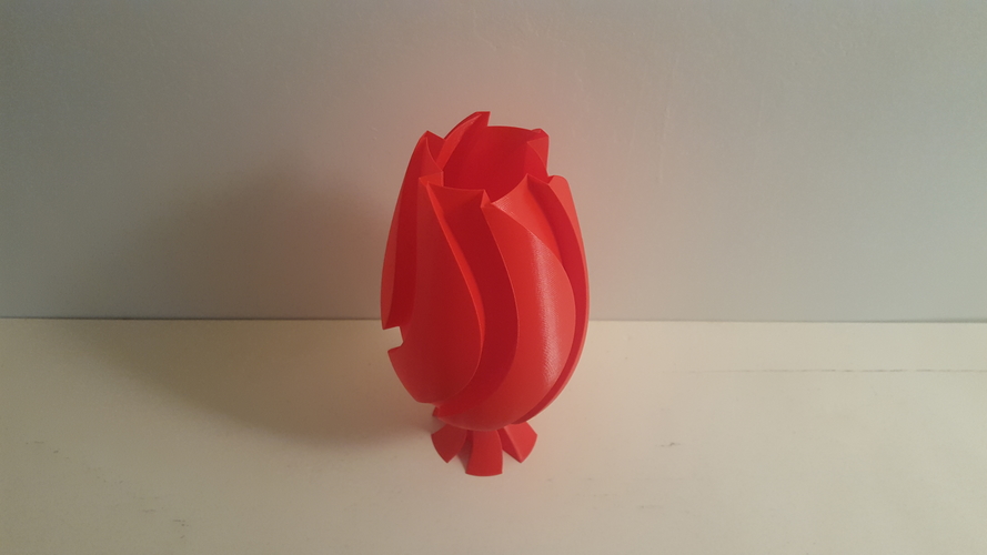 UpSideDown Classic Wave Vase 3D Print 194996