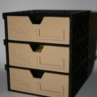 Modular Drawer-Box with hexagonal pattern - Thumbnail 3
