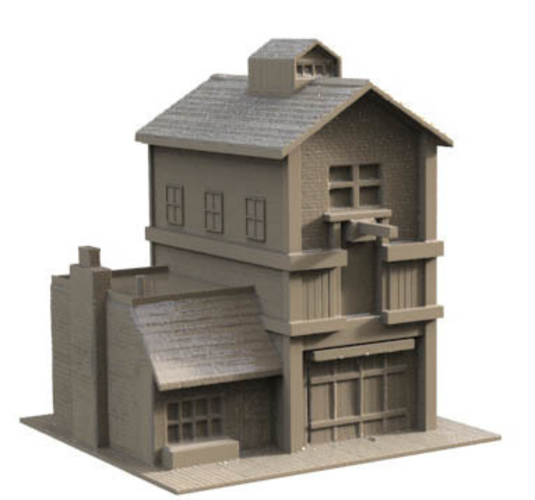 HO scale warehouse 3D Print 195009