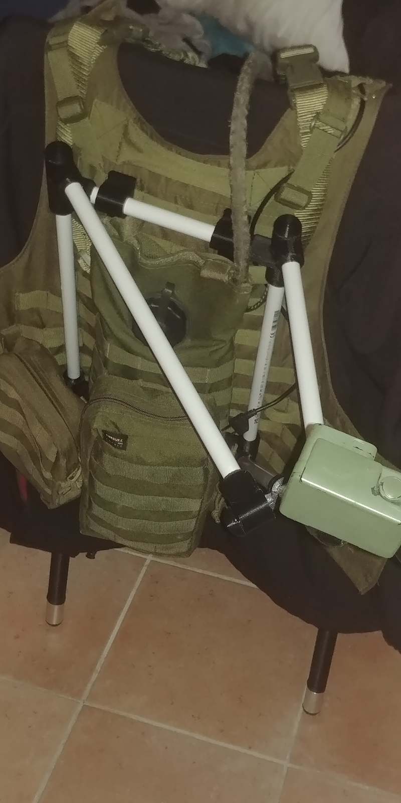 Hero cam holder for Molle-west