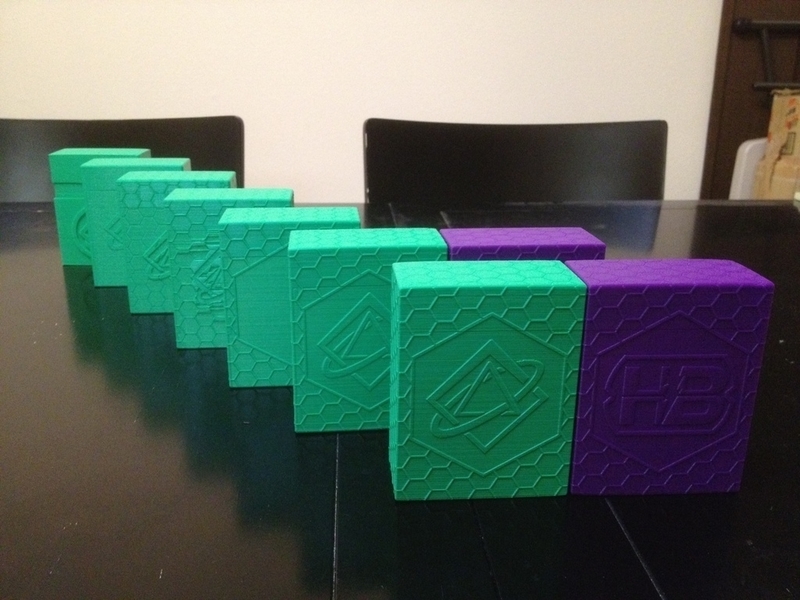 Parametric Scifi Deck Box With Two Netrunner Emblems