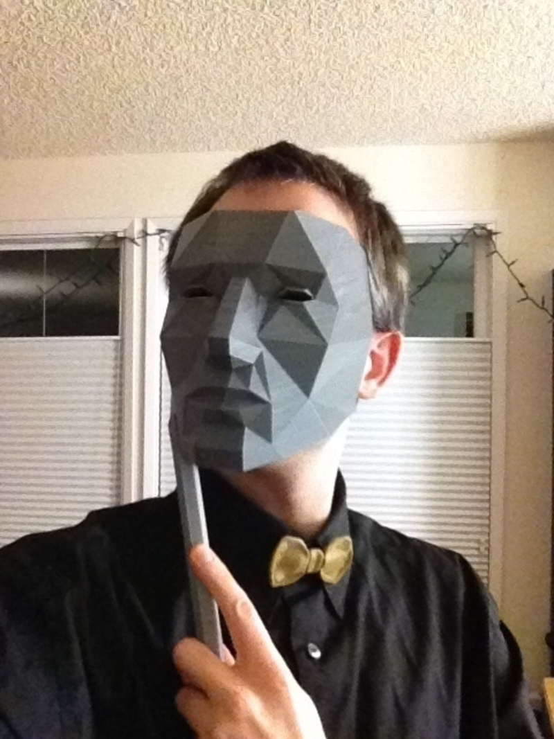 Low Polygon Mask - Replicator Printable