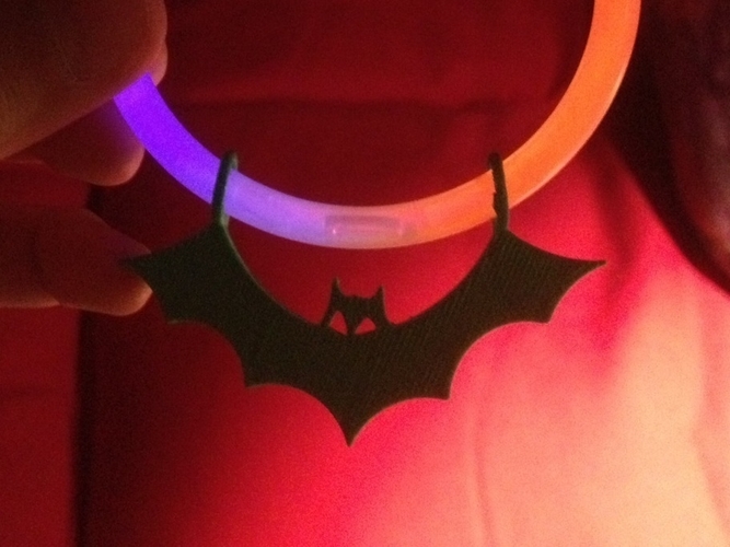 Bat Charm for Glowstick Bracelets