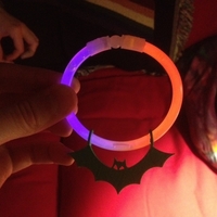 Bat Charm for Glowstick Bracelets - Thumbnail 2