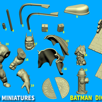 Batman cartoon - diorama - Thumbnail 2