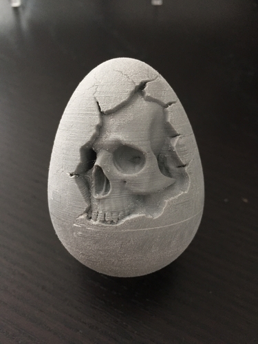Skull Easter Egg 3D Print 195280