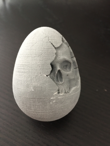 Skull Easter Egg 3D Print 195282