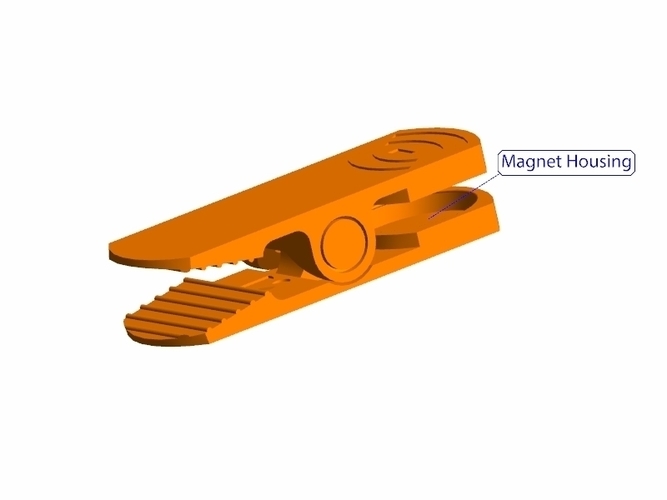 Magnetic Clips  3D Print 195298