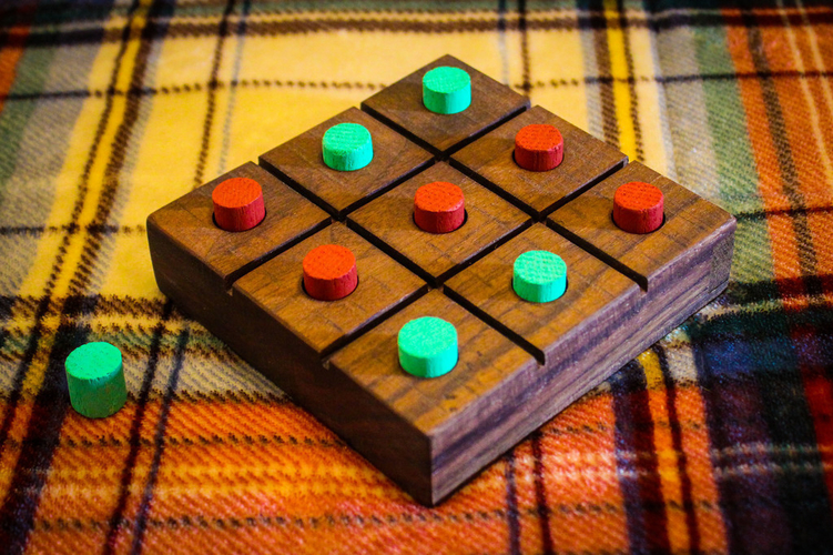 Tic Tac Toe Board Game 3D Print 195322