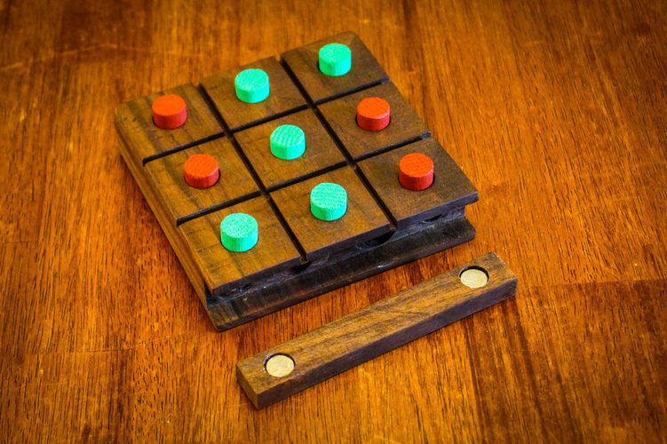 Tic Tac Toe Board Game 3D Print 195325