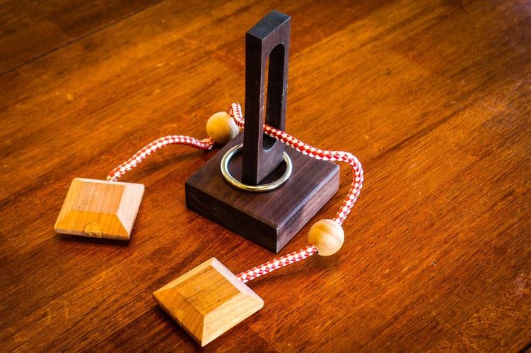 Oliver String Puzzle 3D Print 195333