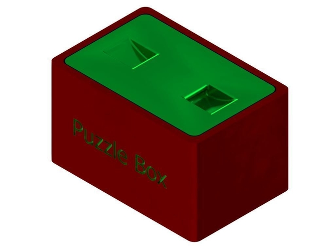 Nail Puzzle Box - 3D Print 3D Print 195355