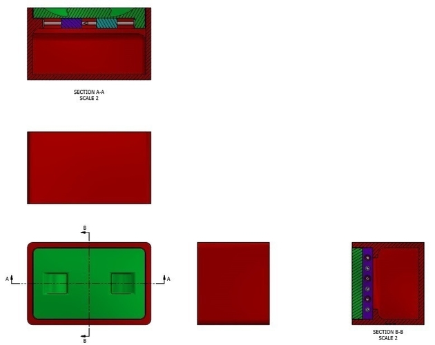 Nail Puzzle Box - 3D Print 3D Print 195356