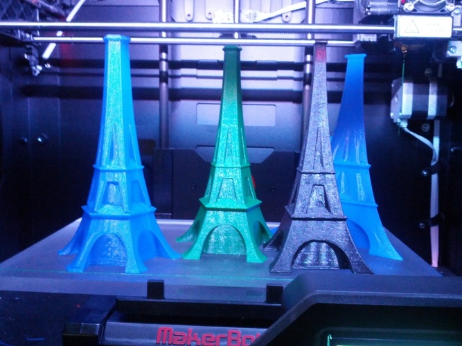Multi Sided Eiffel Style Vases 3D Print 19543
