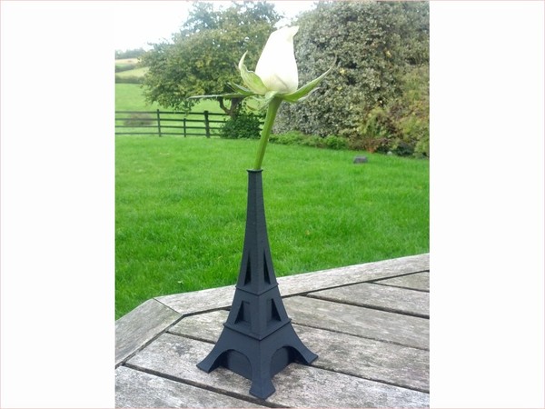 Medium Eiffel Bud Vase 3D Printing 19545