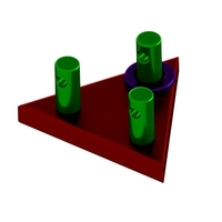 Three Post Rope Puzzle - Thumbnail 2