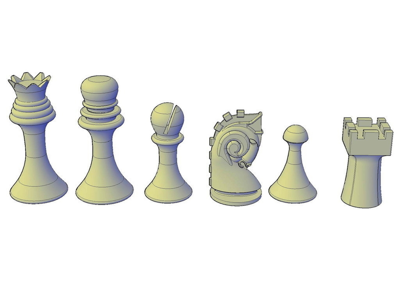 Duchamp Chess Set support free