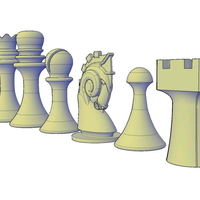 Duchamp Chess Set support free - Thumbnail 2