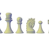Duchamp Chess Set support free - Thumbnail 3