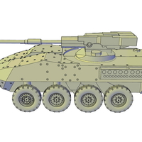 Stryker M1128 Mobile Gun System Battlefield  - Thumbnail 2