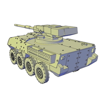 Stryker M1128 Mobile Gun System Battlefield  - Thumbnail 4
