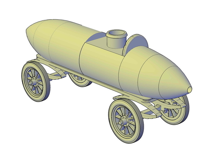 La Jamais Contente balloon car 3D Print 195571