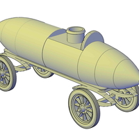 La Jamais Contente balloon car - Thumbnail 5