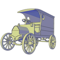 Chase model D truck Delivery Van - Thumbnail 1
