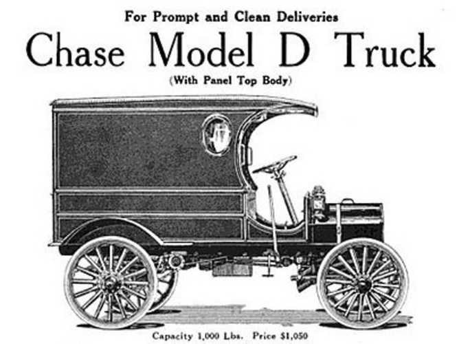 Chase model D truck Delivery Van 3D Print 195620