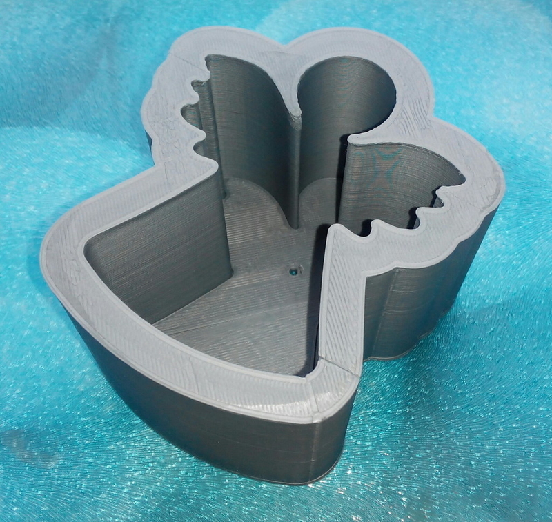 Mold for angel-candle