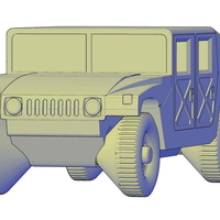 HMMWV Hummer H1 Military Slantback - Thumbnail 2