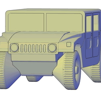 Hummer H1 double cabine pickup - Thumbnail 2