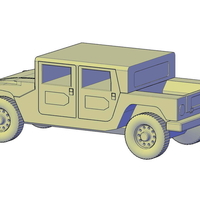 Hummer H1 double cabine pickup - Thumbnail 4