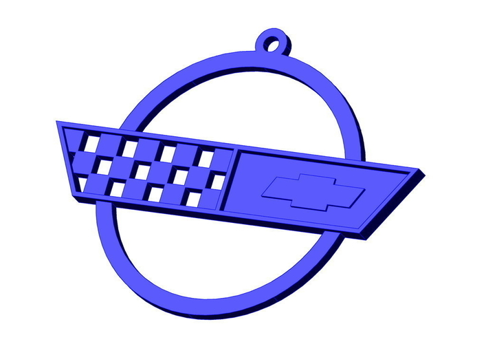 Chevy logo keychain  3D Print 195669