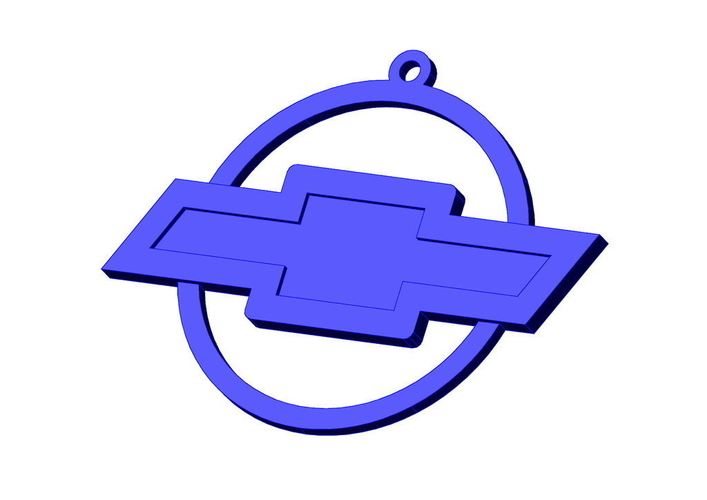 Chevy logo keychain  3D Print 195671