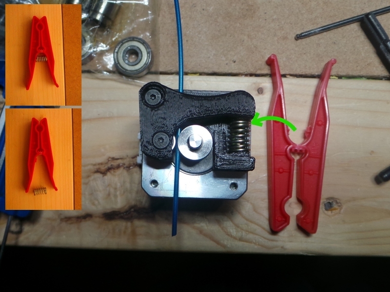 Clothespeg(pin) Spring Rep2 Extruder