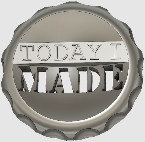 Today I Made - Maker Coin 3D Print 195698
