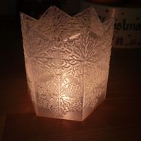 Small Snowflake Light holder 3D Printing 19571