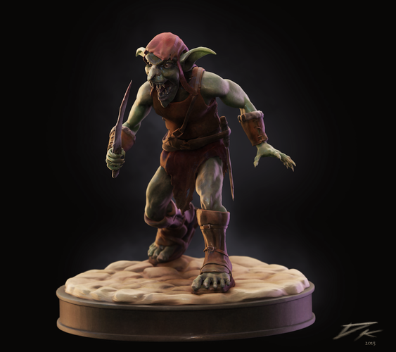 Goblin 3D print model 3D Print 195790