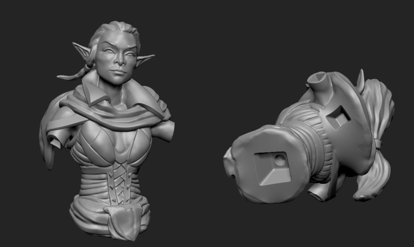 Mage Elf 3D Print 195801