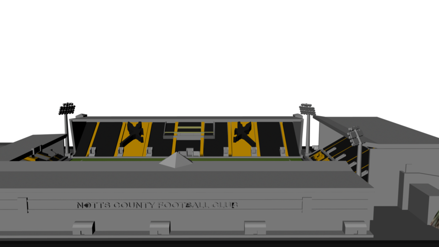 Notts County - Meadow Lane 3D Print 195810