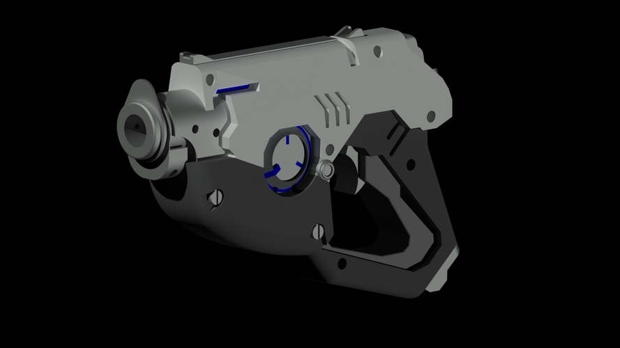 Overwatch Tracer Pulse gun NERF mod 3D Print 195863