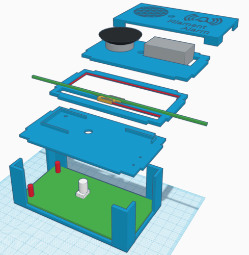 Filament Alarm From Solder Practice Kit 3D Print 195878